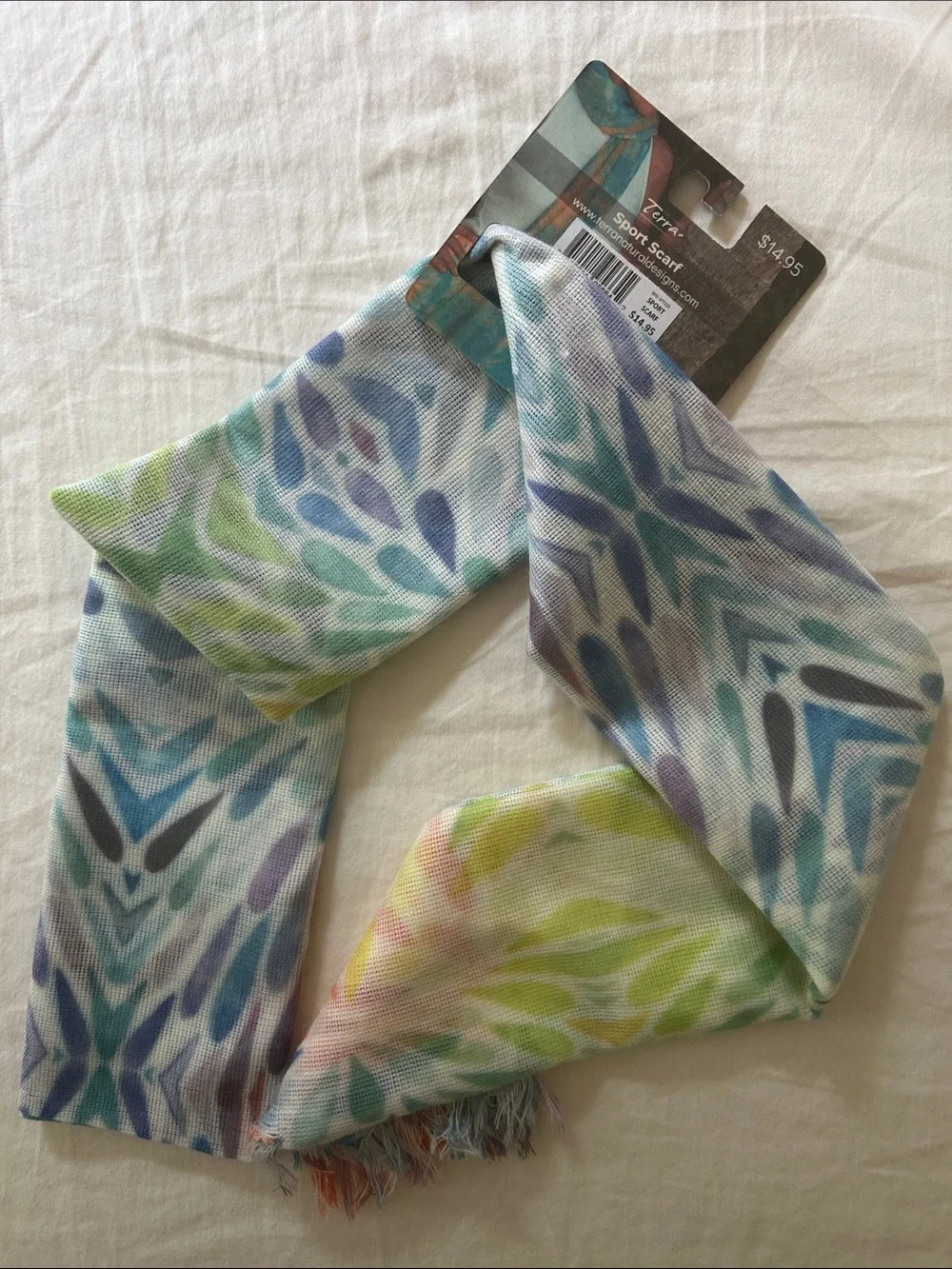 Terra Natural Designs Handmade Sport Scarf NWT